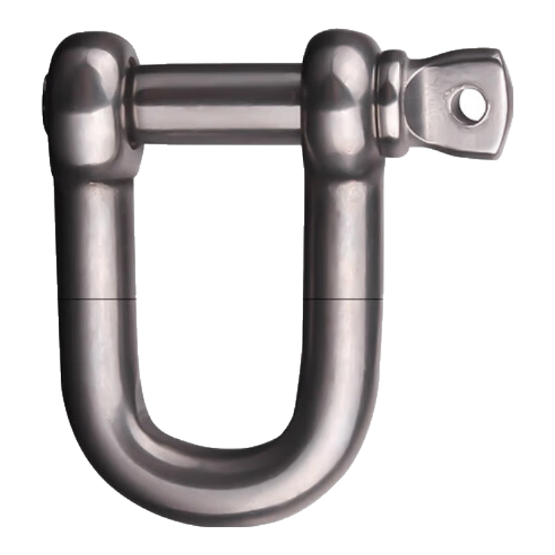 Locroyon 979 U-Shaped Quick-Release Ring, National Standard Straight Lifting Shackle, U-Shaped Clip, Tow D-Shaped Shackle for Mountaineering, 304 Stainless Steel Material, M16