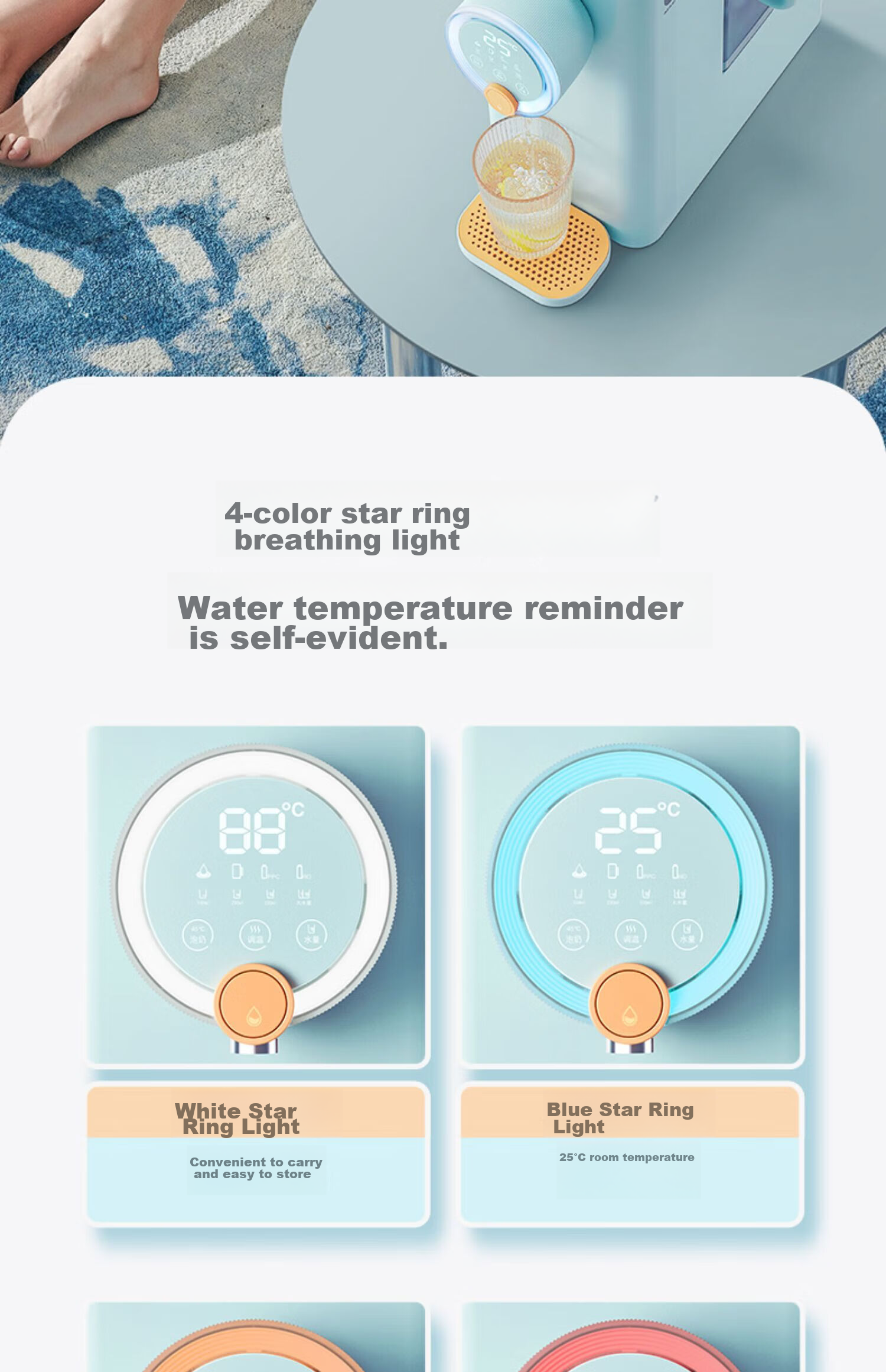 DEKEXI German Water Purifier for Home Direct Drinking, Reverse Osmosis Instant Hot Countertop All-In Water Purification System for Mothers And Babies 6