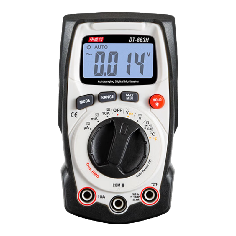 HSC CEM Digital Multimeter DT-663H Intelligent Burn-Proof Backlit Digital High-Precision Electrician Multimeter Ammeter Universal Meter Auto Range True RMS