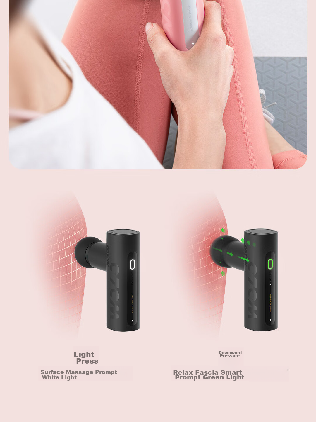 WOLONOW Massage Gun, Professional Sports Muscle Relaxation Device for Shoulder Neck Back, Leg Massager, Birthday Gift for Girlfriend Boyfriend, Practical Present for Women And Parents 10
