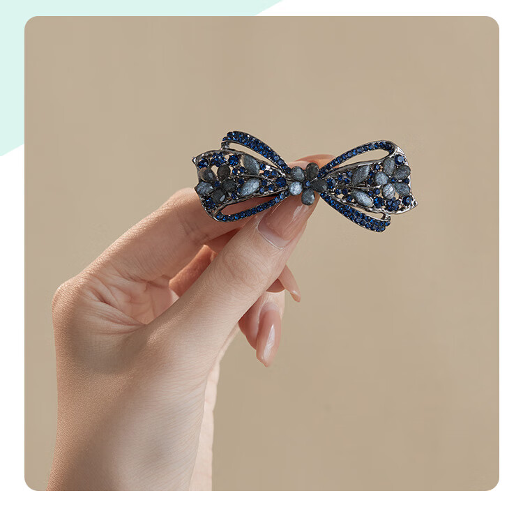 CHIMERA Butterfly Hair Clip, Back of Head Ponytail Cross Clip, Hair Accessory for Women, High-End Hairpin, Hair Ornament, Mid-Autumn Festival Gift 8