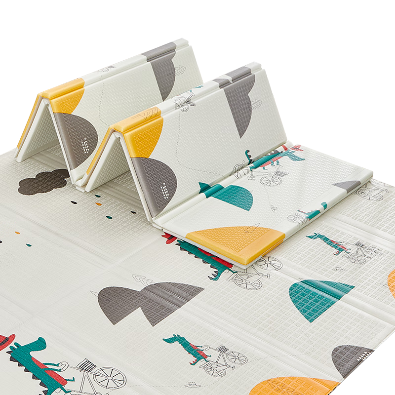 Beiboshi Babybox Crawling Mat, Infant Play Mat, XPE Thickened Double-Sided Foldable Floor Mat, 200*150*1cm