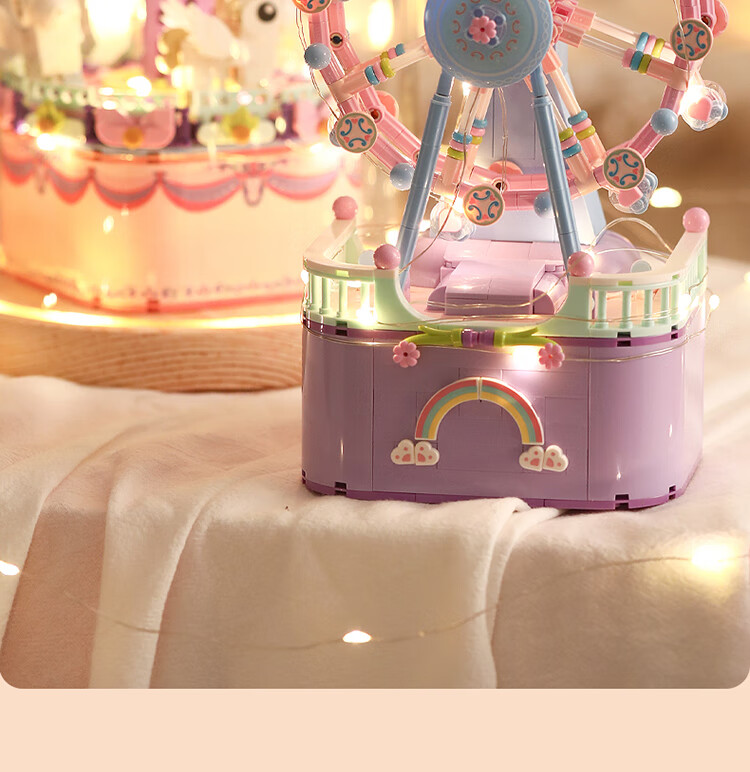 MAIER FEILE Birthday Gift for Little Girls Aged 6-10 Children's Toy Musical Music Box for Girls Ages 7-14 Practical 2