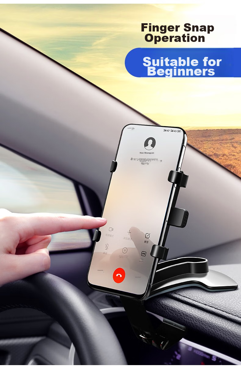Kylie Car Phone Holder Rearview Mirror Phone Mount High-Deer Navigation Bracket Multifunctional Car Phone Holder Car Accessory + 3-in-1 Data Cable + Car Charger 8