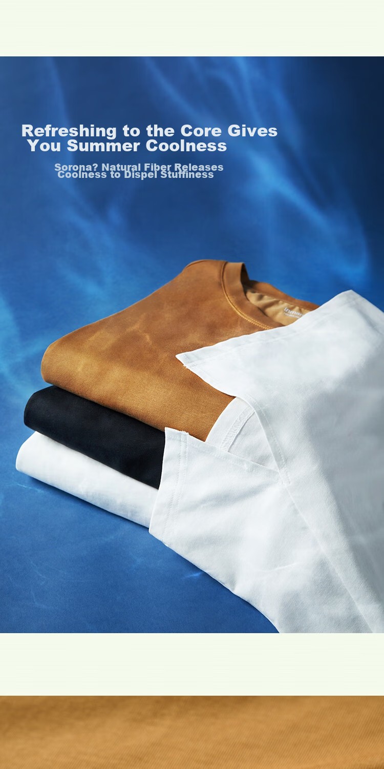 INMAN INMAN [Runway Style] Suolona Round Neck Solid Color T-Shirt for Women, Summer 2026 Irregular Top, Crescent White, Size S 5