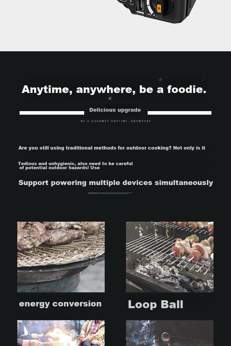 Kashile Portable Cassette Stove Gas Stove Outdoor Cooking Equipment Gas Cooker Household Magnetic Cassette Stove Picnic Barbecue Gas Stove 2