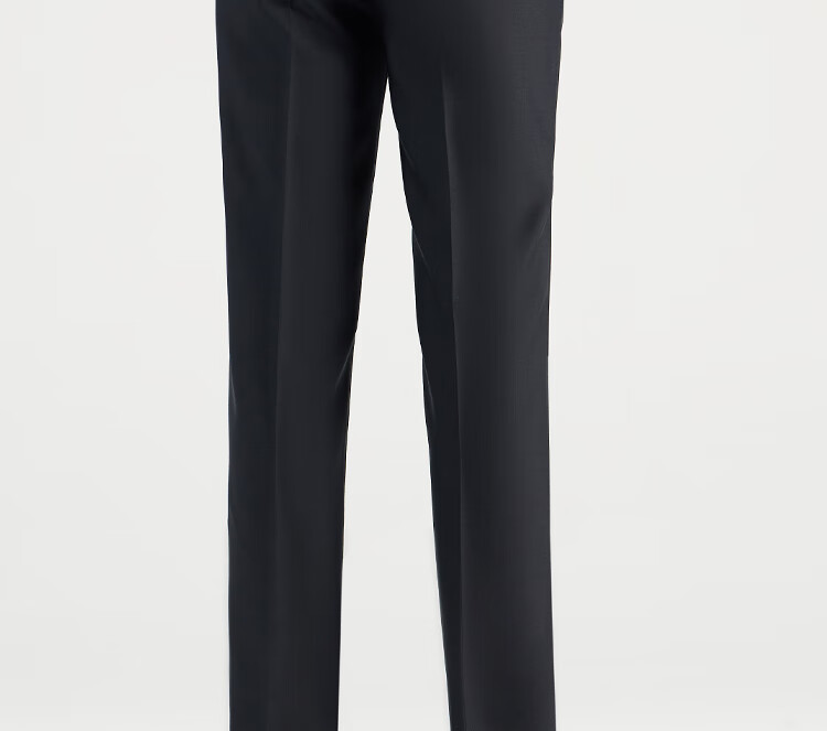 ROMON Men's Wool Business Straight-Leg Dress Pants Spring and Autumn Casual Suit Trousers Work Pants 19
