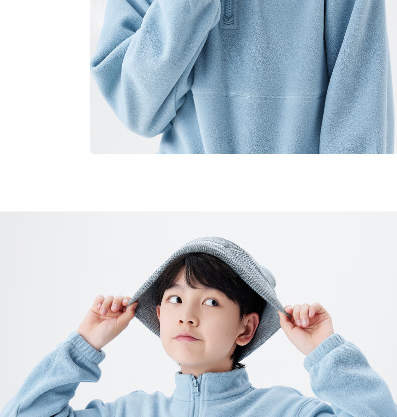 361° Children's Sweatshirt, Fall/Winter 2024, for Boys And Girls Aged 3-14, Thickened Pullover Fleece Sweatshirt, Green, Size 140 21