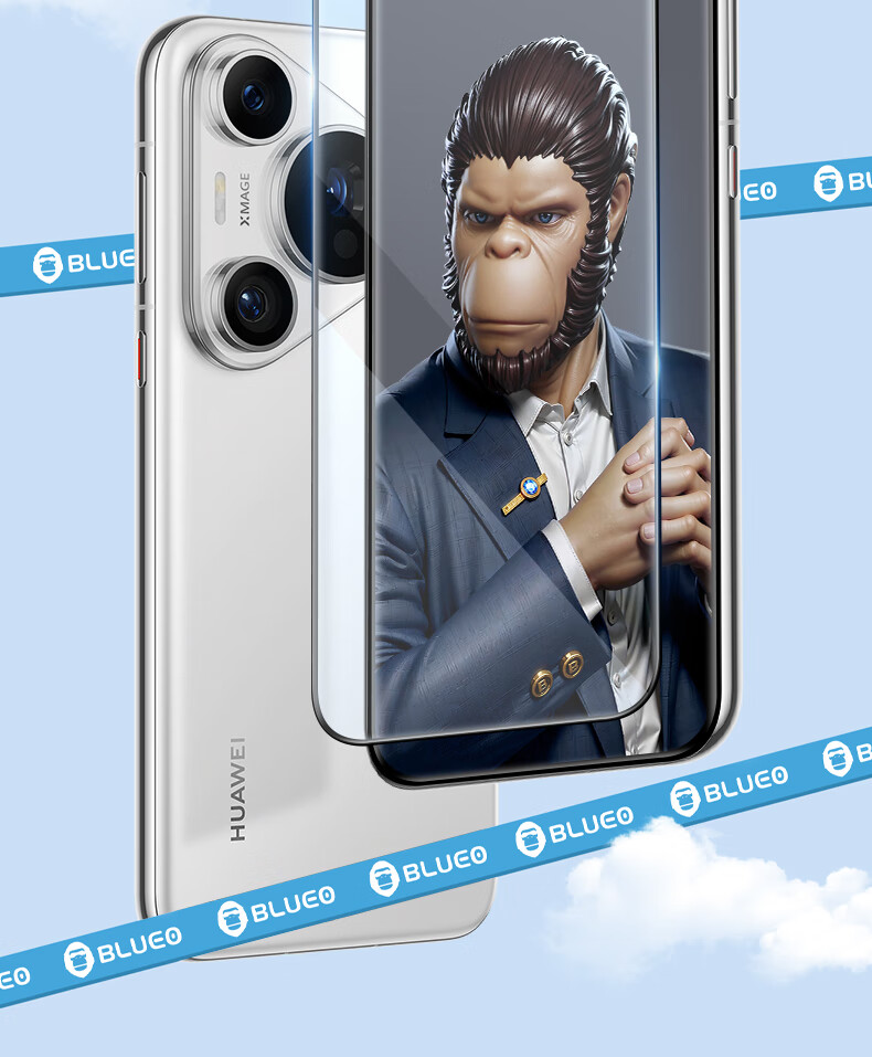 Lanxingxiansheng [3D Hot Bending Large Arc Edge] Privacy Screen Protector for Huawei Pura70Ultra/Pura70Pro/70Pro+, Anti-Peeping Tempered Glass Film, Anti-Spy, Dust-Free Installation, Quick Applicatio 2