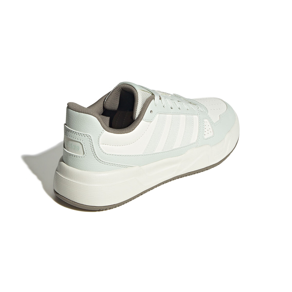 Adidas Women's Summer Breathable Casual Sneakers Lightweight Soft Sole Shock Absorption Minimalist White Shoes Ochre Brown Size 38.5 3
