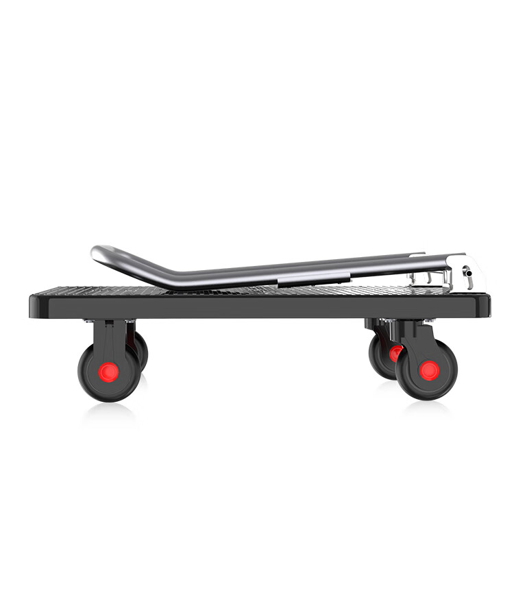 Xinyuechanghui Folding Hand Truck, Cargo Flatbed Cart, Trolley, Hand-Pulled Cart, 73x47cm, 400 Jin Capacity, C7054 4