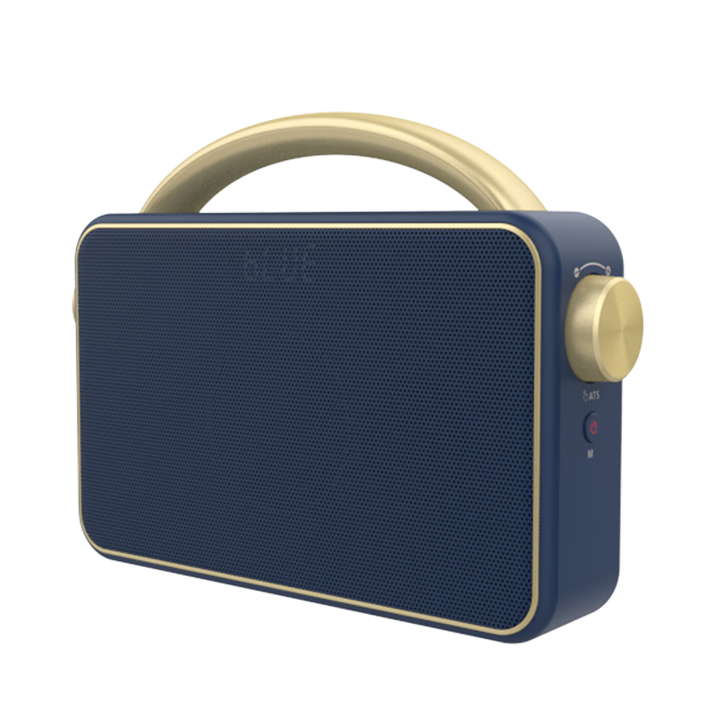 PHILIPS TAR2768 Outdoor Radio Bluetooth Speaker FM Stereo Portable Multifunctional Home Dual Speaker Bass Handheld Mini Speaker Blue