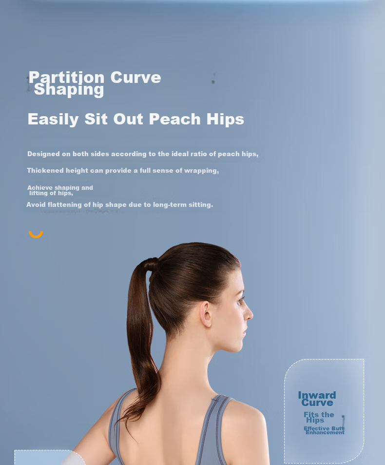 Back2 Cushion, Office Petal-Shaped Buttocks Cushion, Chair Pad, Breathable Memory Foam Tailbone Hemorrhoids Cushio 12