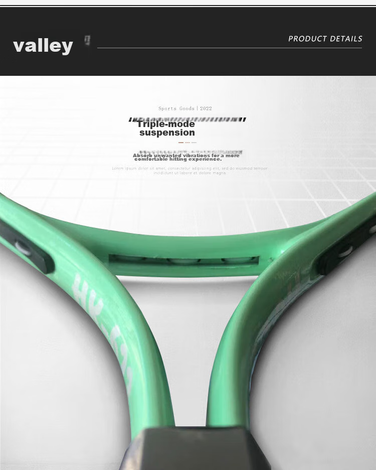 INVUI Children's Tennis Racket for Beginners, 23 Inches, Entry-Level Training Racket with Tennis Training Aid And String 4