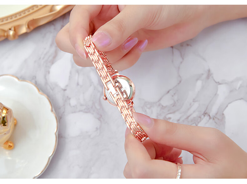 40,000 Kilometers Women's Watch Fashionable Compact Trendy Student Quartz Waterproof Ladies Watch New Year Gift Back to School 17