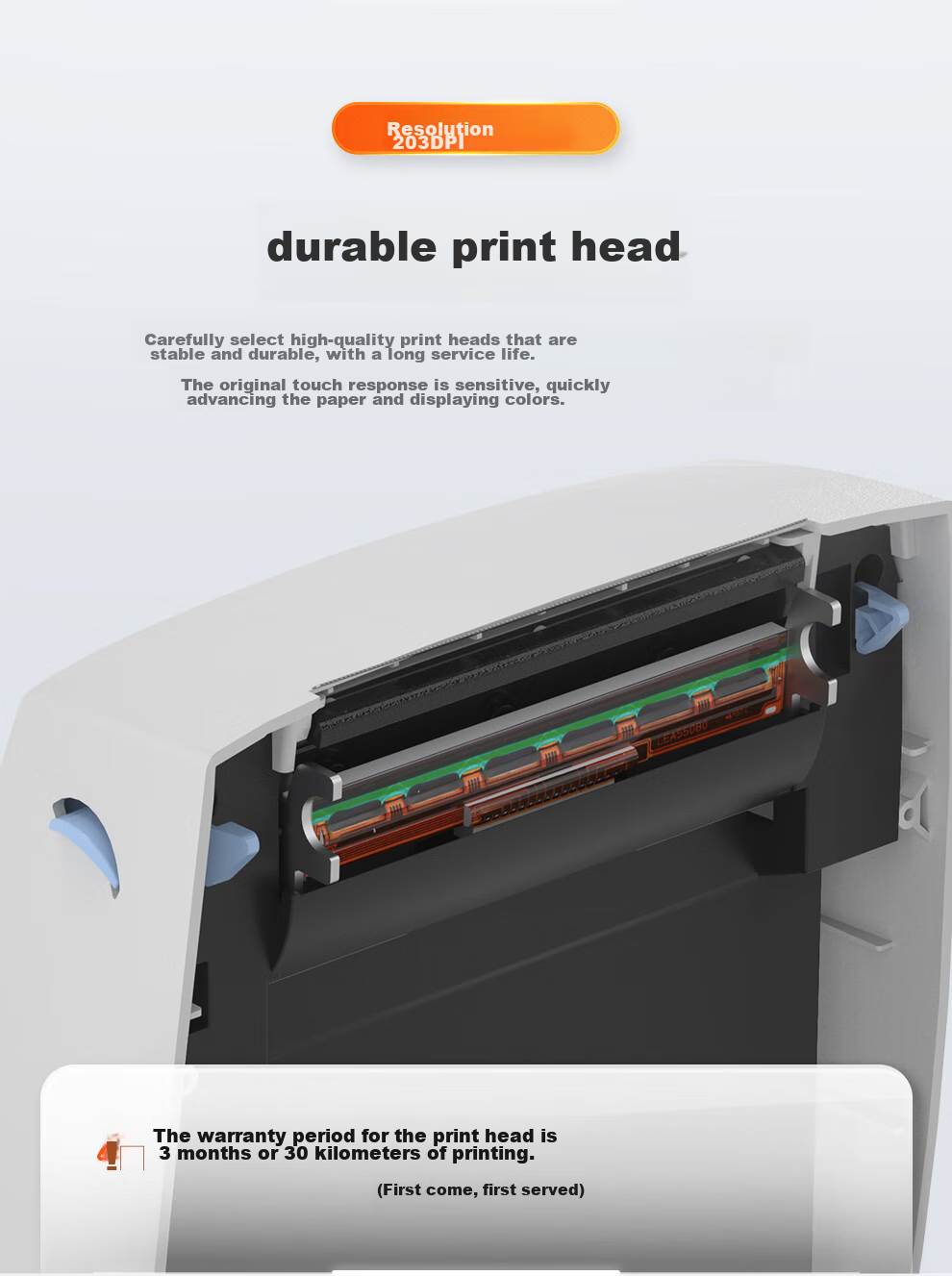 HPRT Wireless Bluetooth 108mm Mobile Phone Express Delivery Electronic Label Printer, E-Commerce Courier Label, Thermal Barcode, Thermal Paper Sticker Label Printer D45BT 2