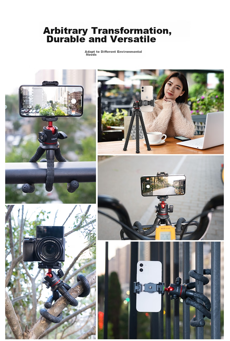 Ulanzi MT-33 Multifunctional Octopus Tripod Bluetooth Kit for Selfie, Smartphone, DSLR, Mirrorless Camera Universal Vlog Video Live Streaming Photography And Videography Stand 6