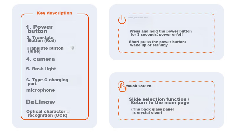 Ithink Translator, Multi-Language 4G Translator, Real-Time Translation with Photo And Audio Capture, Offline Voice Translation, Portable for Business And Travel, Real-Time Speaking Translation Pe 20