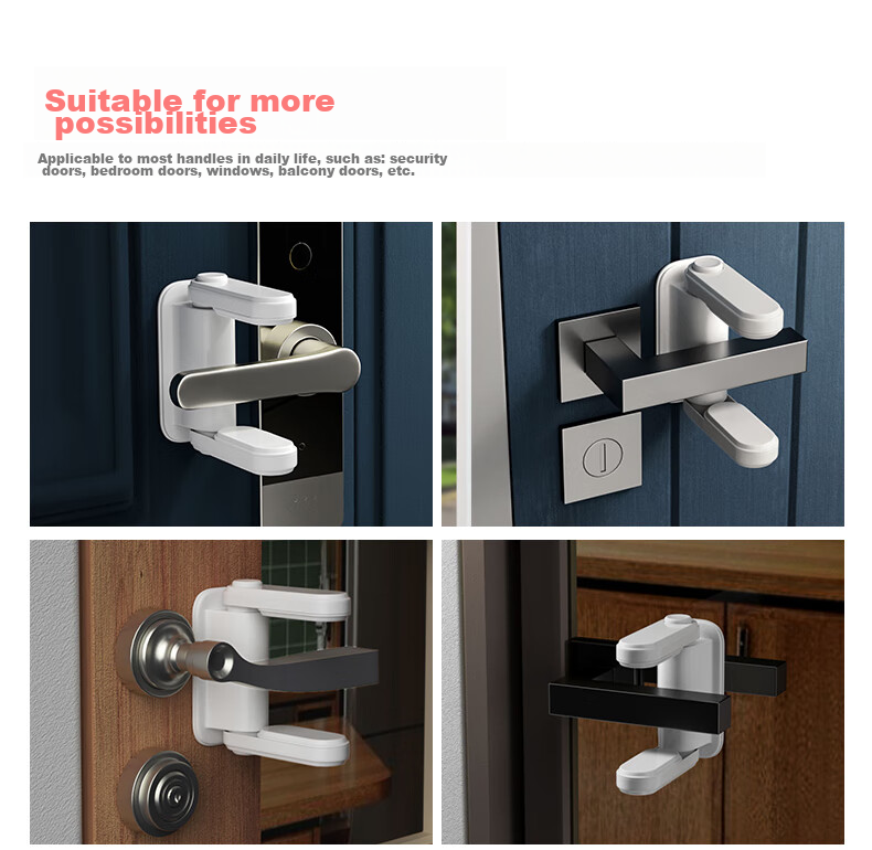 BFU Child Safety Lock, Anti-Theft Door Lock, Anti-Baby Door Opener, New Or Old Packaging Shipped Randomly 8