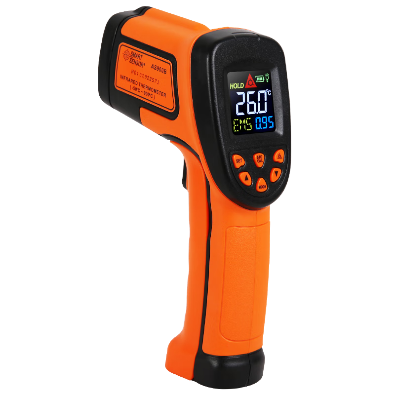 CEM Infrared Thermometer AS900B -50~900℃ Industrial Temperature Gun High Precision Oil Temperature Gun