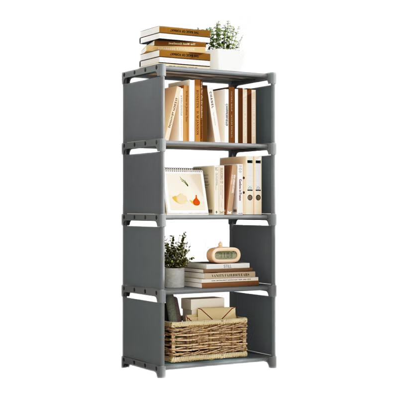 Leaijia Simple Bookshelf, Floor-Standing Storage Rack, Student Desktop Bookshelf, Dormitory And Home Multi-Functional Storage Shelf