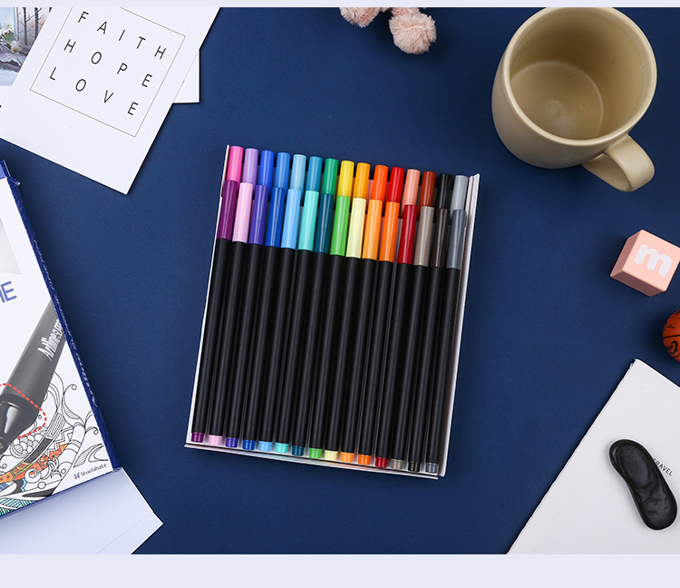 [Back to School Essential] Shachihata Artline SUPREME Student Drawing And Doodling, Colored Needle Tip Pens, Colorful Writing Set, 0.4mm, 20 Colors, EPFS-200/20W 7