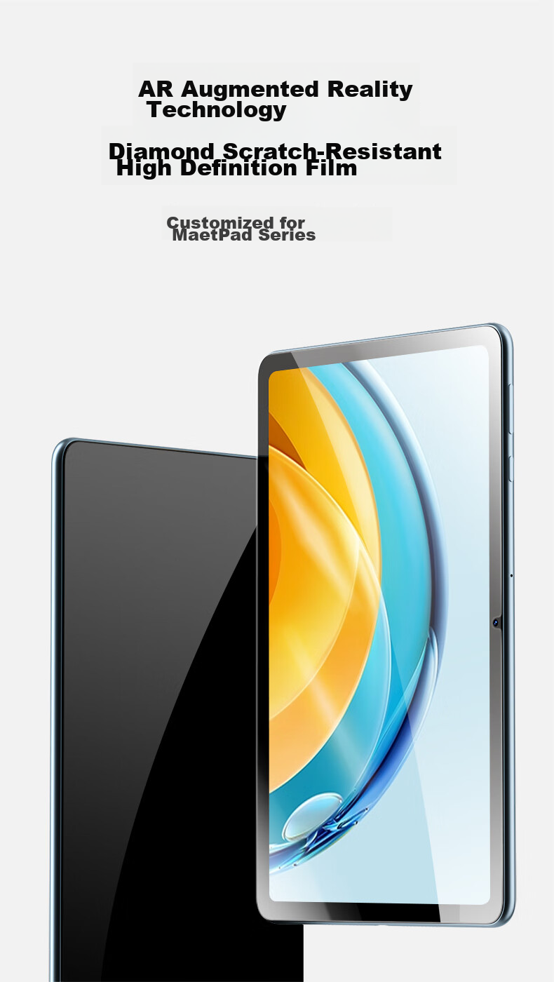 CangHua Tempered Glass Screen Protector for Huawei MatePad SE 10.4-Inch 2023 Model, Full Coverage Protective Film for Tablet, Shatterproof, Anti-Fingerprint, HD Clear Protective Film 3