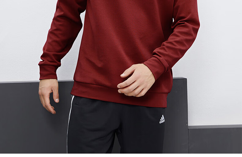 Adidas Men's Spring Outdoor Running Pullover Hoodie Windproof Warm Breathable Sportswear Gray/Khaki 2XL 10