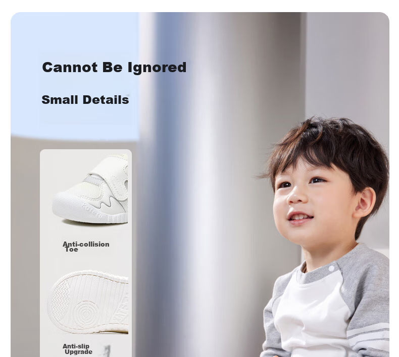 Katetu Toddler Shoes for Infants 1-3 Years Old, Functional Shoes for Kindergarten, White Sneakers for Spring, Breathable Mesh Baby Shoes X4AE018 10