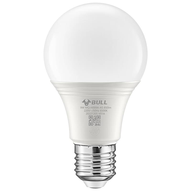 BULL LED Sensor Bulb E27 Screw Base High Brightness High Transmittance 5W White Light (Daylight) 6500K