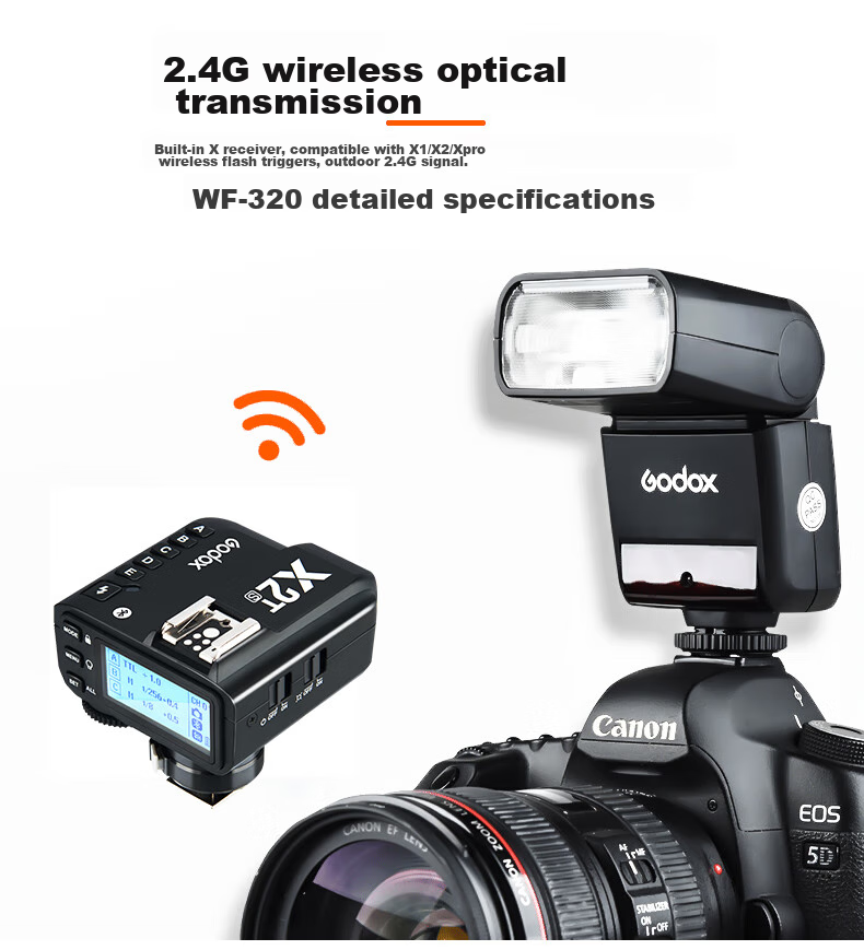 Godox TT350S Hot Shoe Light, Outdoor Photography Light, Sony Version, High-Speed TTL Hot Shoe Light 3