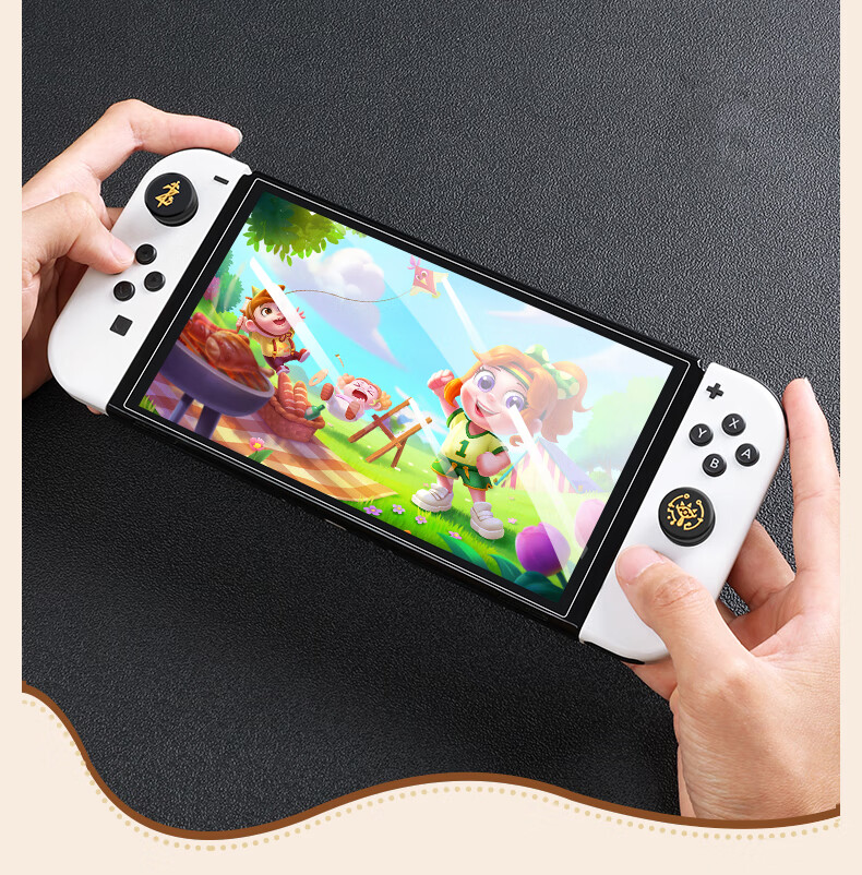 BUBM Switch Joy-Con Controller Joystick Covers, NS/OLED/Joysticks Gamepad Protective Cases, Silicone NS Game Accessories, Zelda: Breath of The Wild, Pack of 6 5