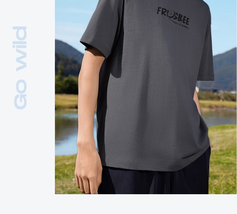 361° T-Shirt Short Sleeve Summer Unisex Breathable Loose Fit Printed Crew Neck Sports Casualwear 632623109-5 55