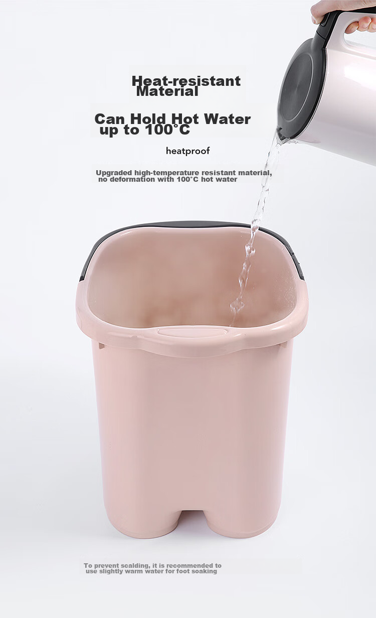 LYNN Foot Soaking Bucket, Enlarged And Thickened Foot Bath Basin, Deep Foot Soaking Bucket, Foot Therapy Bucket, Water Bucket, Foot Washing Basin with Handle 7