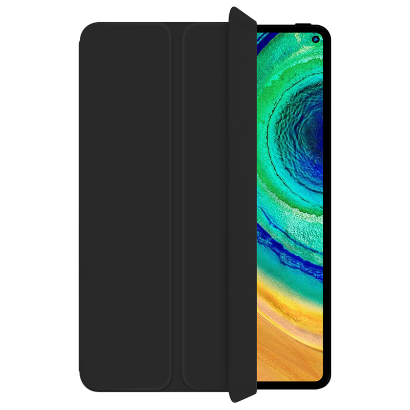 BIAZE Protective Case for Huawei MatePad Pro 2021/20/19, 10.8-Inch Tablet, Tri-Fold Stand, Slim, Shockproof PB190-Black