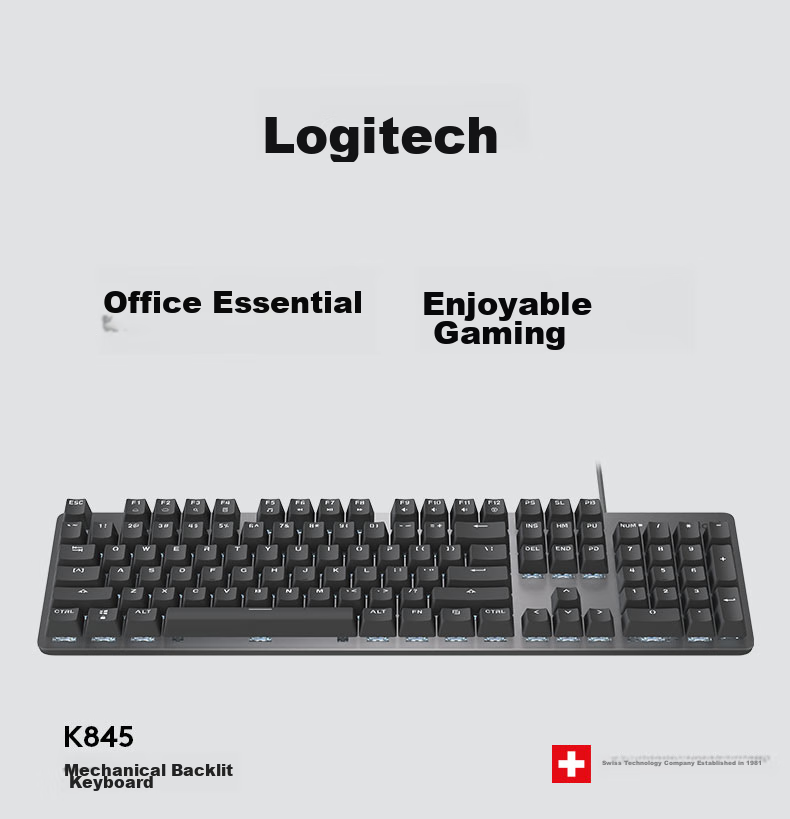 Logitech Lingyan Series K868, Tri-Mode Customizable Mechanical Keyboard, Wireless Keyboard, Bluetooth Keyboard, Customized Keyboard, White, 97 Keys 1