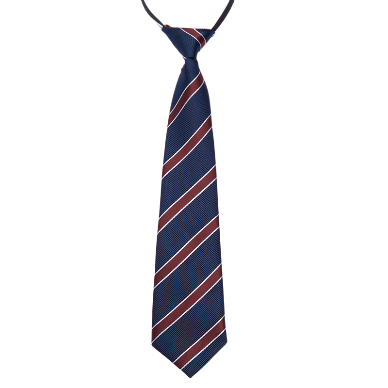 GLO-STORY Children's Necktie, Lazy Tie for Boys And Girls, Elementary School Uniform, Class Wear, Short Pull-Tab Plaid Shirt Collar Tie