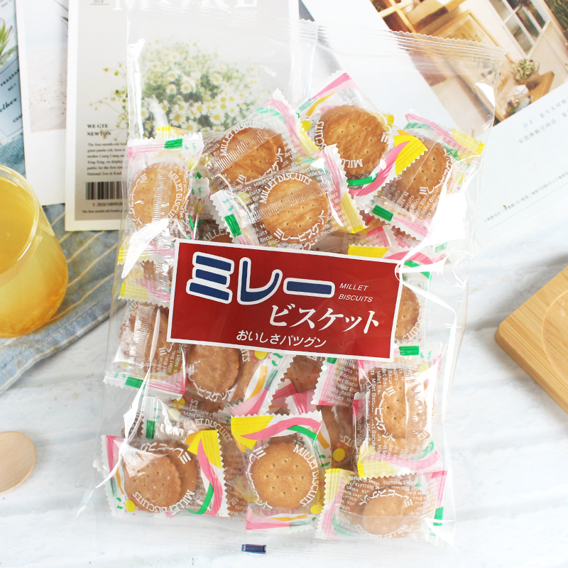 平野米勒韧性饼干145g日本进口日式小圆薄脆饼干儿童休闲零食38女神节礼物