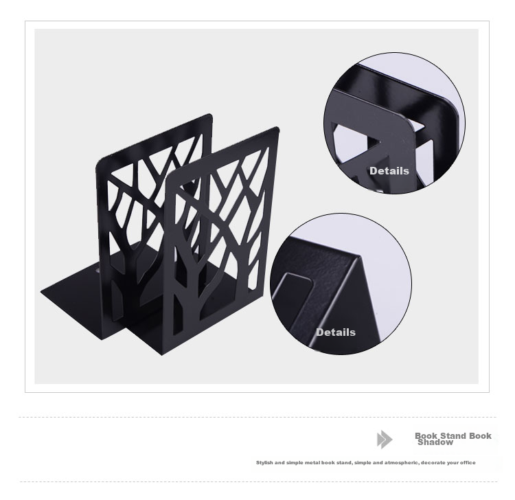 M&G 50cm Extendable Desktop Bookend, Simple Metal Bookshelf for Tabletop Storage, Large Bookend, Sky Blue ABS917C522 4