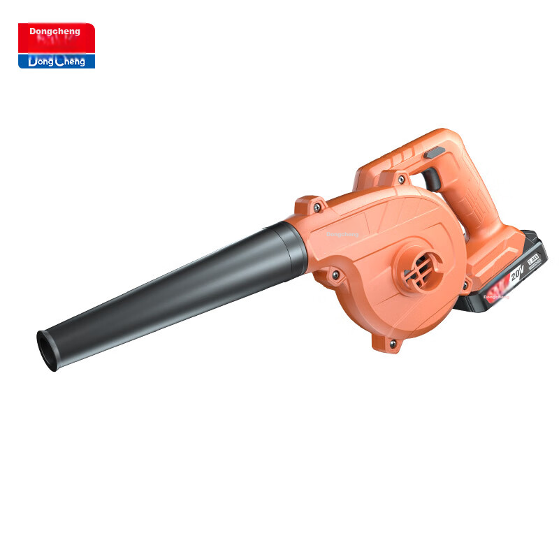 Dongcheng Lithium Battery Hair Dryer WQF02-28 Blower, 20V 2.0 Single Battery Car-Mounted Dust Blower, Powerful Household Dust Remover