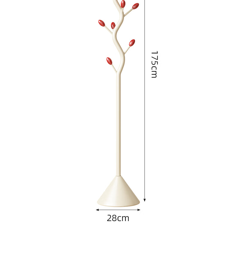 Shengnuoyilin Coat Rack Cream Style Bedroom Clothes Hanger, Entrance Hall Coat Stand, Fishbone Clothes Hanger, Floor-Standing Bag Rack, White And Gree 20