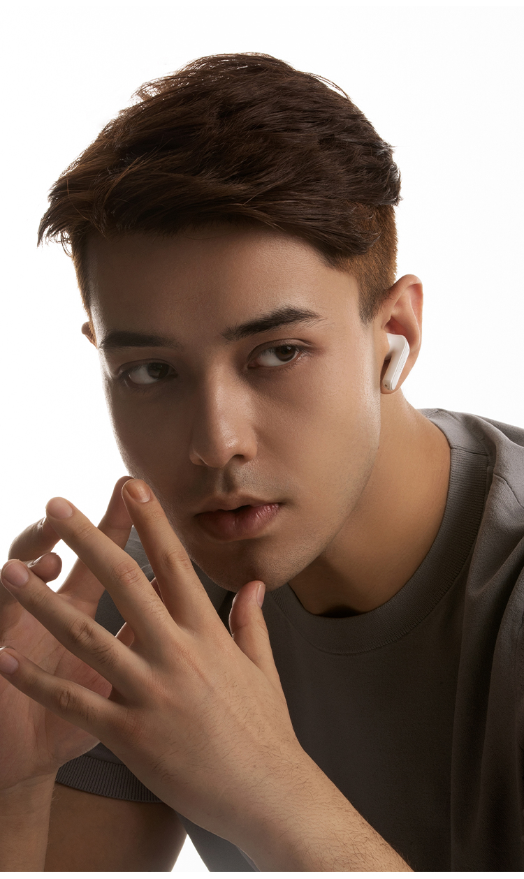 KUGOU [Premium Sound Quality + Powerful Quad-Mic Active Noise Cancellation] Bluetooth 6.0 In-Ear Wireless Earphones Low Latency Pro Music Gaming Long Battery Life Compatible with Huawei Xiaomi M7 15