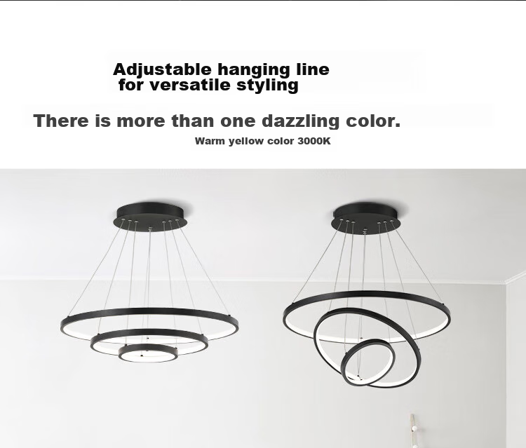 NVC Pendant Light, Modern Minimalist Chandelier, Bar Light, Nordic Style Decorative Lamp, Fashionable Dining Pendant Light, 70 Watts 10