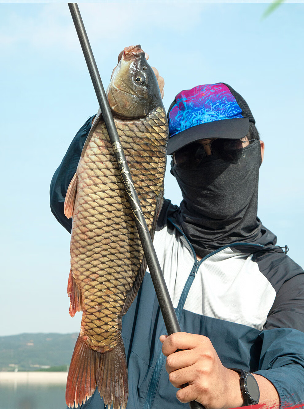 Jinglang Xuanhei 4.5-Meter Fishing Rod, Handheld Ultra-Light And Ultra-Hard, for Wild Fishing And Small Comprehensive Fishing, 28-Section Telescopic Rod, Fishing Pole, Fishing Tackle 11