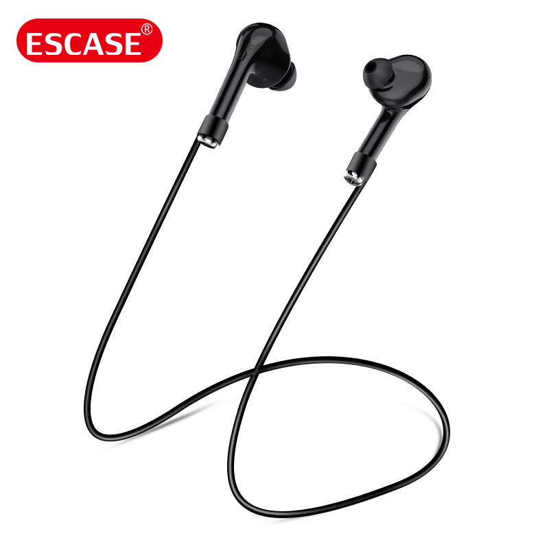 ESCASE AirPods 3/pro/2/1 Earphone Anti-Loss Strap, True Wireless Bluetooth Earphone Rear Wrap Neck Strap, Compatible with Huawei Honor Apple Wireless Bluetooth Earphones, Black