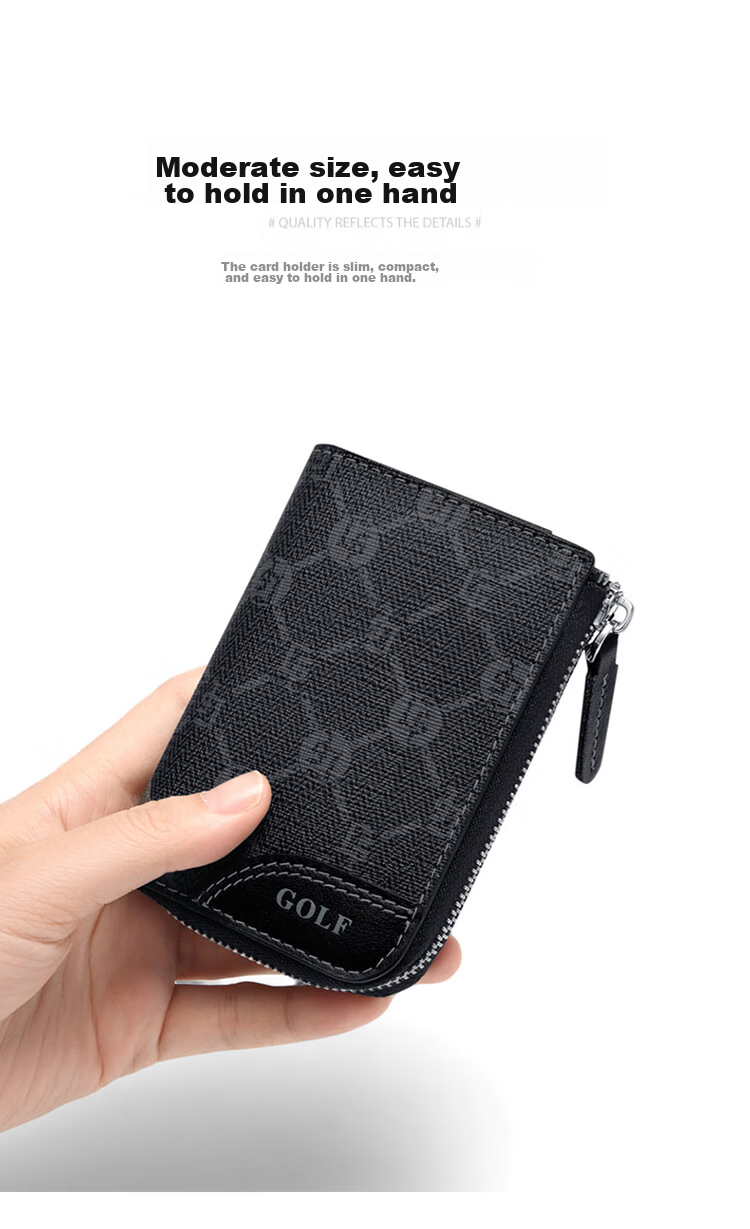 GOLF Multi-Card Holder for Men, Bank Card Holder, Coin Purse, Card Case, Business Card Holder, Gift Box Set, Present for Boyfriend 8