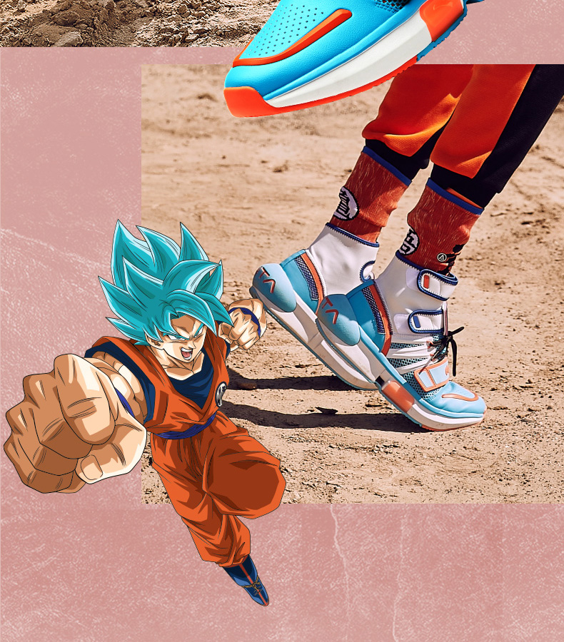 11941620安踏篮球鞋男鞋 龙珠系列超联名款黑悟空潮鞋高帮篮球鞋2020