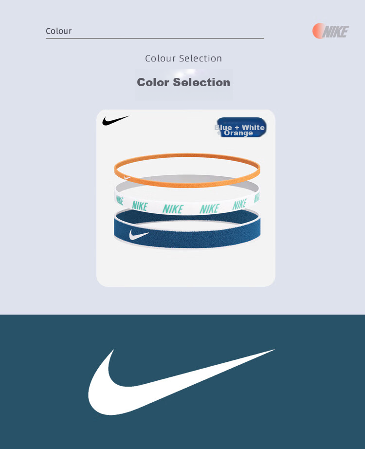 NIKE Sports Headbands Running Basketball Yoga Fitness Sweatbands Hair Bands 3-Pack N1011933036OS 10