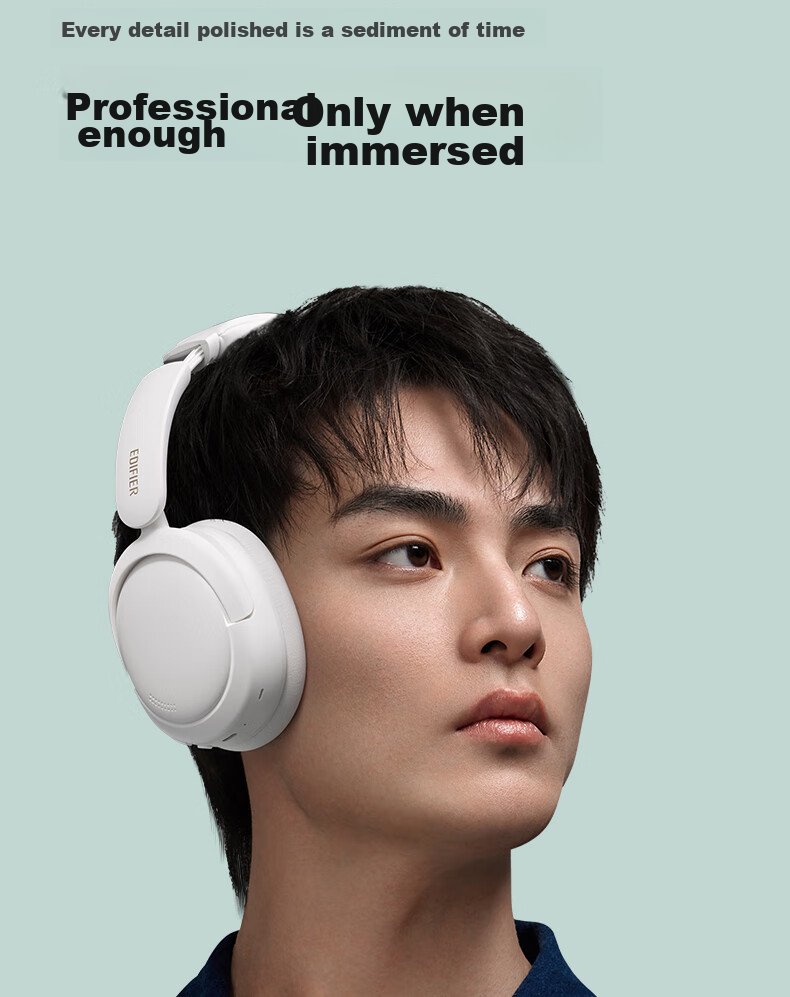 EDIFIER W800BT Free Over-Ear Bluetooth Headphones, 40H Ultra-Long Battery Life, Compatible with Phones And Computers, Suitable for Apple, Huawei, Xiaomi, Light Green, Graduation Gift 8