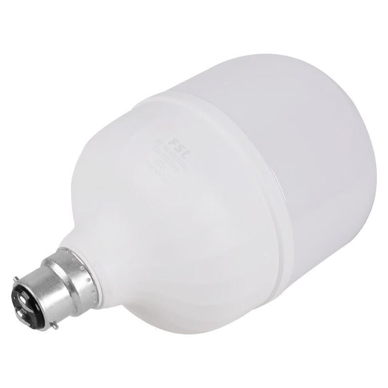 FSL Foshan Lighting LED Bulb Cylindrical Energy-saving Bulb Bright B22 Base 25W White Light (6500K)